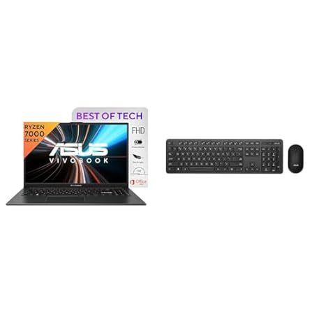 ASUS Vivobook Go 15 (2023), Windows, AMD Ryzen 5 7520U, 15.6" (39.62 Cm) FHD, Thin & Light Laptop (16GB/512GB